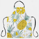 Search for pineapple illustration aprons White