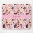 Search for dog illustration mousepads Pink