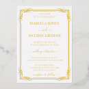 Search for rose border wedding invitations Rose gold foil
