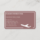 Search for flight instructor business cards Pilot