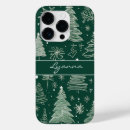 Search for winter art iphone cases Green