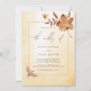 Search for maple wedding invitations Watercolor