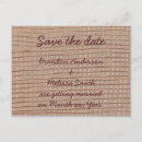Search for burlap wedding save the dates Bridal