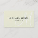 Search for plain cream business cards Solid