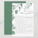 Search for eucalyptus baby shower games Foliage