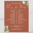 Search for itinerary for guests wedding programs Timeline