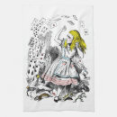 Search for alice in wonderland tea towels Vintage