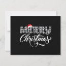 Search for buffalo plaid christmas invitations Black