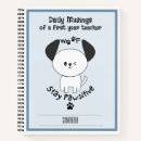Search for cute blue notebooks Black and white