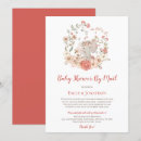 Search for floral elephant baby shower invitations Safari