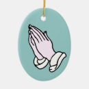 Search for praying hands christmas tree decorations Religion