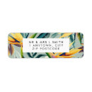 Search for tropical bird return address labels Typography