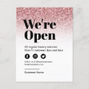 Search for salon business postcards Pink