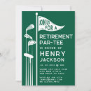 Search for golf retirement invitations Celebration