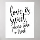 Search for love is sweet take a treat Dessert bar