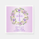 Search for purple floral napkins Cross