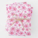 Search for blossoms wrapping paper Pink flowers