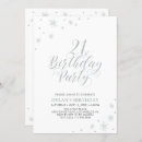 Search for silver 21st birthday invitations Sparkle
