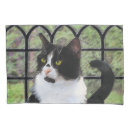 Search for black and white cat pillowcases Kitten