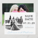 Search for chicago skyline save the dates City