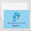 Search for blue dolphin invitations Marine life