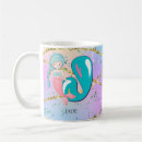 Search for cute mermaid mugs Watercolor