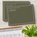 Search for olive green envelopes Modern