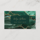 Search for green emerald gold business cards Beauty salon