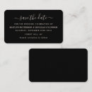 Search for tag save the dates Black and white