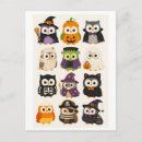 Search for cartoon halloween postcards Owl