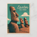 Search for moai postcards Polynesia