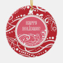 Search for funky christmas tree decorations Red