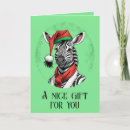 Search for zebra christmas cards Xmas