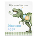Search for dinosaur birthday posters Stomp chomp roar
