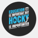 Search for hockey humour stickers Sports