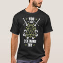 Search for tabletop role playing game tshirts Gamer