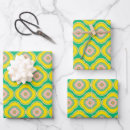 Search for green and yellow wrapping paper Retro