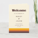 Search for retro wedding programs Order of events