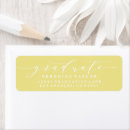 Search for light yellow return address labels Elegant