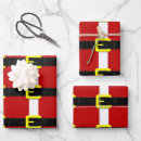 Search for belt wrapping paper Santa claus