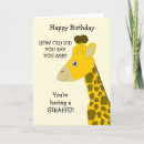 Search for giraffe humour cards Humourous