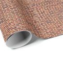 Search for brick pattern wrapping paper Red