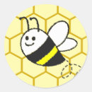 Search for bee drawing stickers Honeycomb