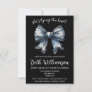 Search for denim bridal shower invitations Blue jeans