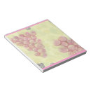 Search for grapes notepads Vineyard