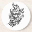 Search for artistic cat coasters Illustration