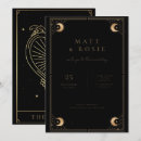 Search for lovers wedding invitations Gothic