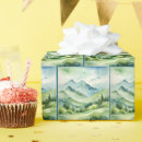 Search for scenic wrapping paper Blue