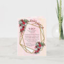 Search for rose gold geometric wedding invitations Marsala