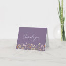 Search for garden thank you cards Purple